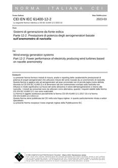 CEI EN IEC 61400-12-2