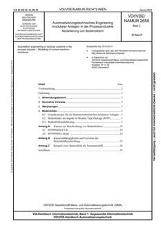 VDI VDI/VDE/NAMUR 2658 BLATT 2