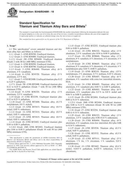 ASTM B348/B348M-19