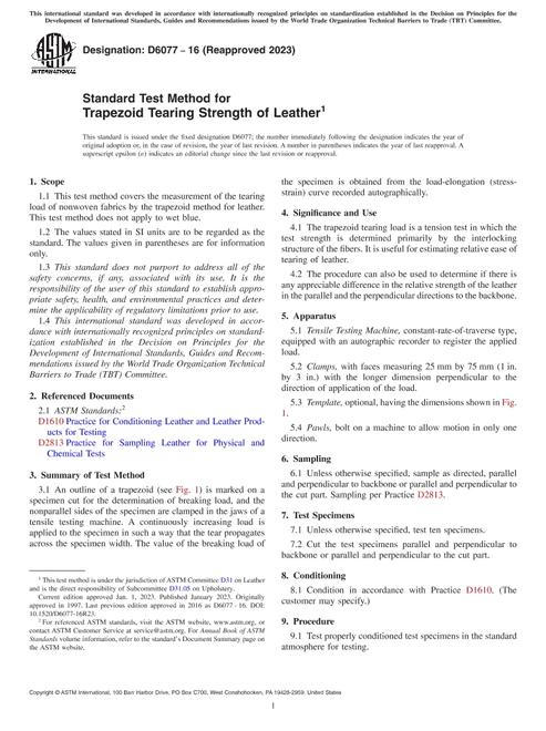 ASTM D6077-16(2023)
