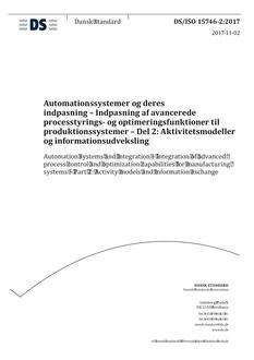 DANSK DS/ISO 15746-2
