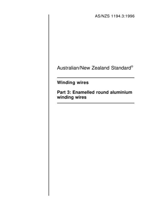 AS/NZS 1194.3:1996