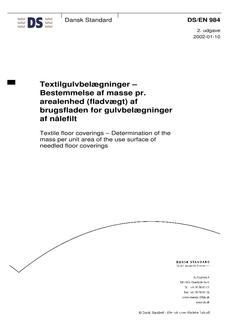 DANSK DS/EN 984