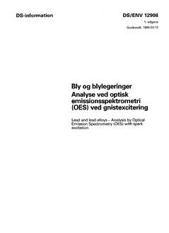 DANSK DS/ENV 12908