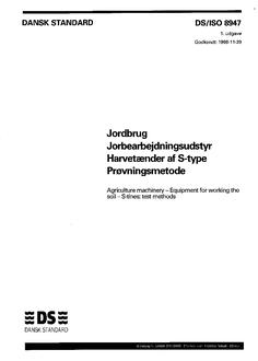 DANSK DS/ISO 8947