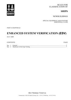 DNV DNV-RU-SHIPS PART 6 CHAPTER 22