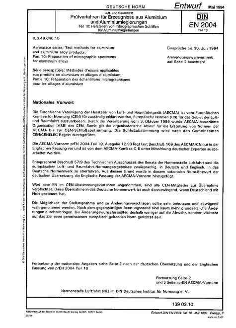 DIN EN 2004-10 - DRAFT