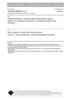 CEI EN 50131-2-7-1