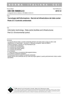 CEI EN 50600-2-3