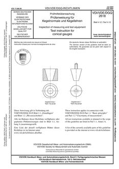 VDI VDI/VDE/DGQ 2618 BLATT 4.12