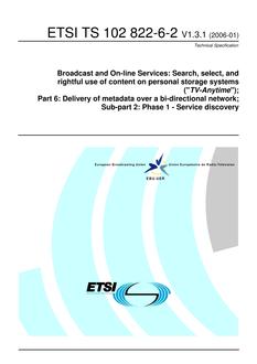 ETSI TS 102 822-6-2