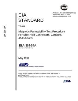 ECIA EIA-364-54A