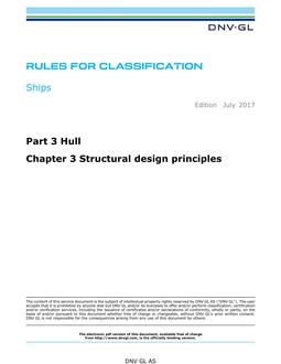 DNV DNVGL-RU-SHIPS PART 3 CHAPTER 3