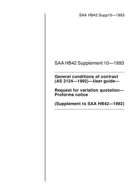 SAA HB42 Supp10-1993