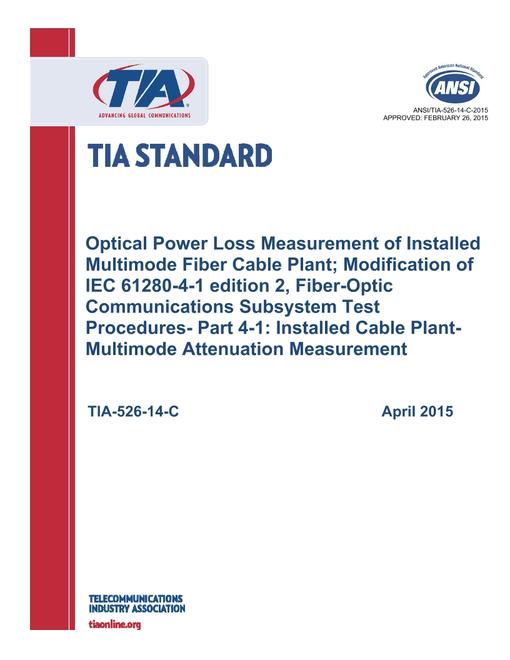 TIA ANSI/TIA-526-14-C