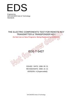 GMKOREA EDS-T-5427