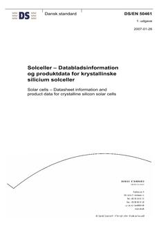 DANSK DS/EN 50461