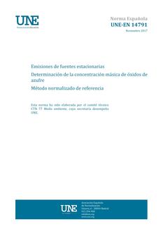 AENOR UNE-EN 14791