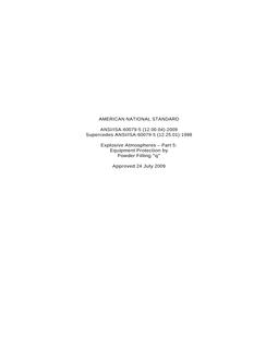 ISA 60079-5