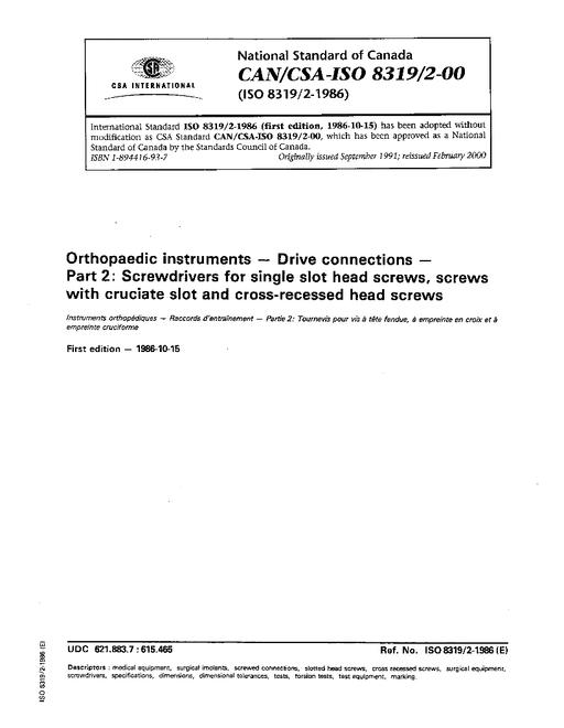 CAN/CSA-ISO 8319-2-00