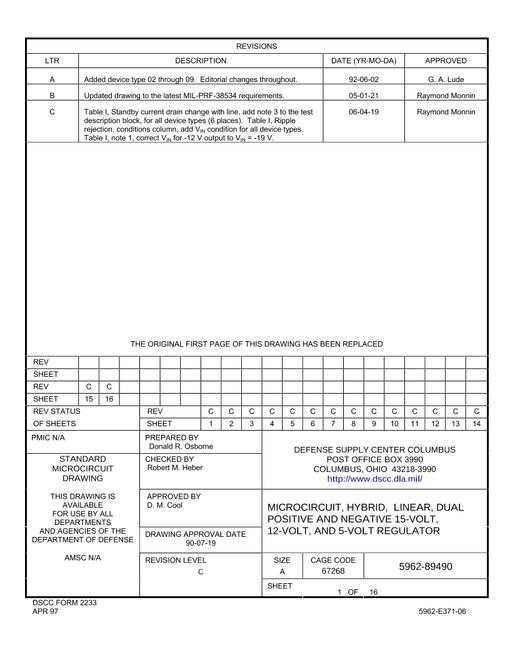 MIL DSCC 5962-89490C