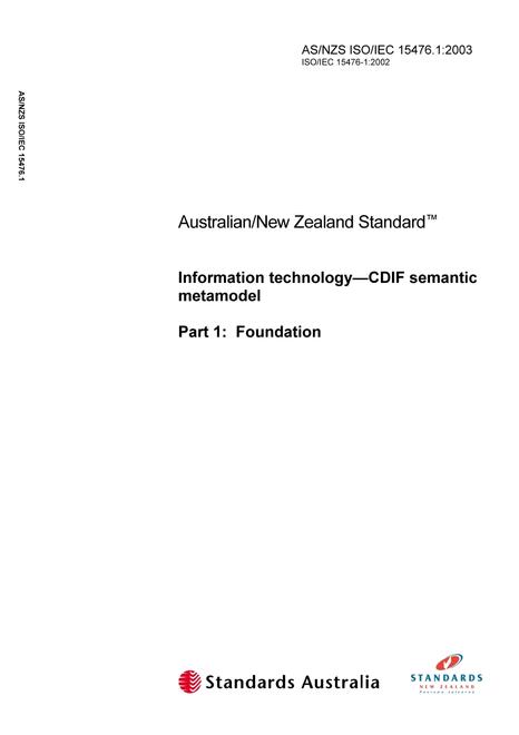 AS/NZS ISO/IEC 15476.1:2003