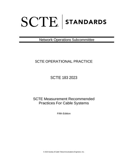 SCTE 183