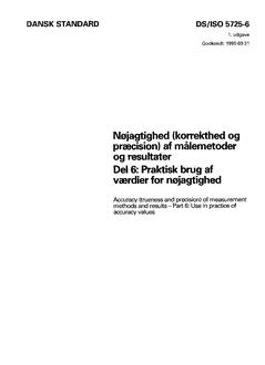 DANSK DS/ISO 5725-6