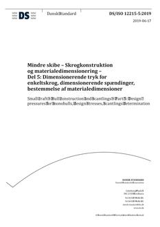 DANSK DS/ISO 12215-5