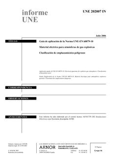 AENOR UNE 202007 IN