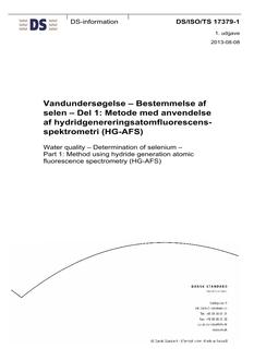 DANSK DS/ISO/TS 17379-1