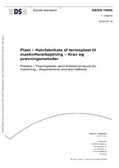 DANSK DS/EN 15860