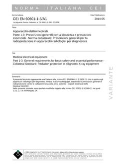 CEI EN 60601-1-3