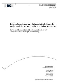 DANSK DS/EN ISO 10642