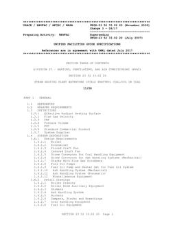 NAVY UFGS-23 52 33.02 20
