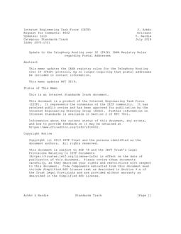 IETF RFC 8602