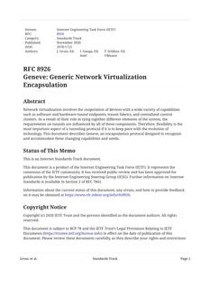 IETF RFC 8926
