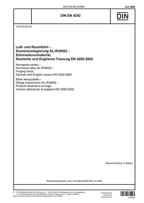 DIN EN 4292
