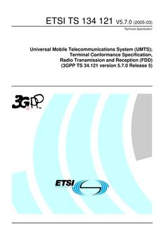 ETSI TS 134 121