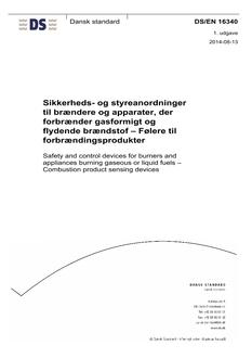 DANSK DS/EN 16340