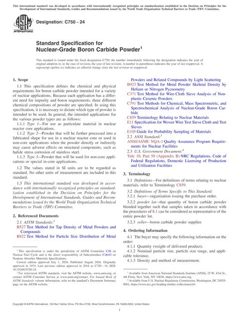 ASTM C750-24