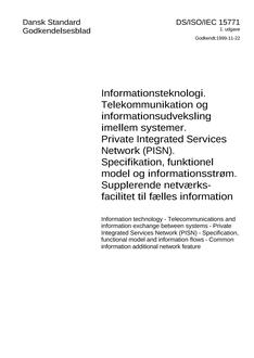 DANSK DS/ISO/IEC 15771
