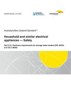 AS/NZS 60335.2.21:2023