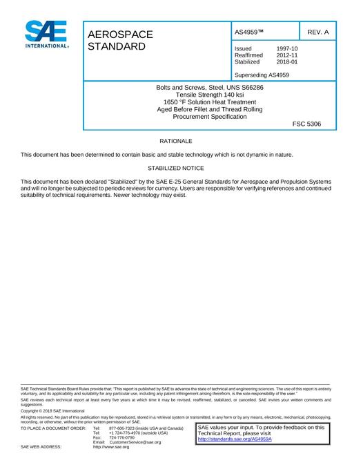 SAE AS4959A