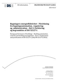 DANSK DS/CEN ISO/TR 52127-2