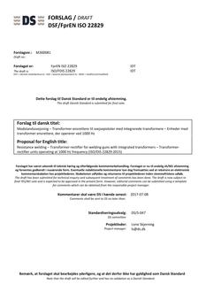 DANSK DSF/FPREN ISO 22829
