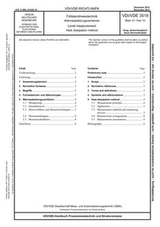VDI VDI/VDE 3519 BLATT 10