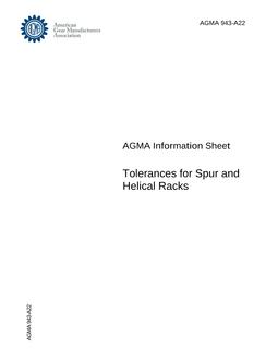 AGMA 943-A22