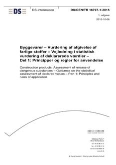 DANSK DS/CEN/TR 16797-1