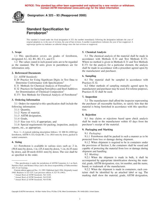 ASTM A323-93(2000)